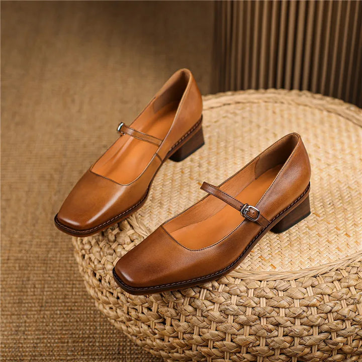 Jana | Damen Frühlings-Sandalen mit Riemen und Blockabsatz - Elle Zürich