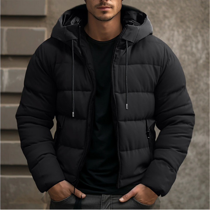 Moritz | Herren Winter-Steppjacke mit Kapuze - Elle Zürich