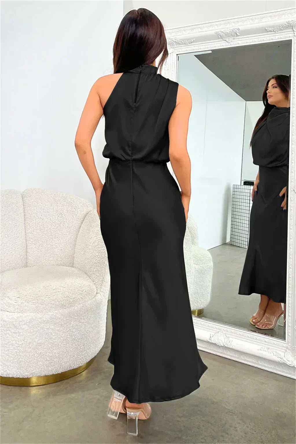Claudia | Damen Schickes Halter Abendkleid - Elle Zürich