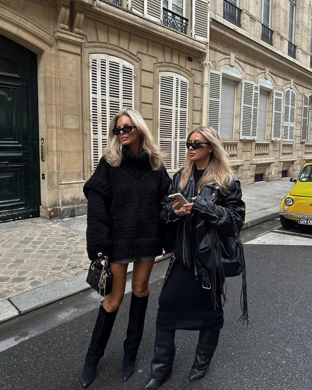 Maria | Damen Frühlings Oversize Strickkleid - Elle Zürich