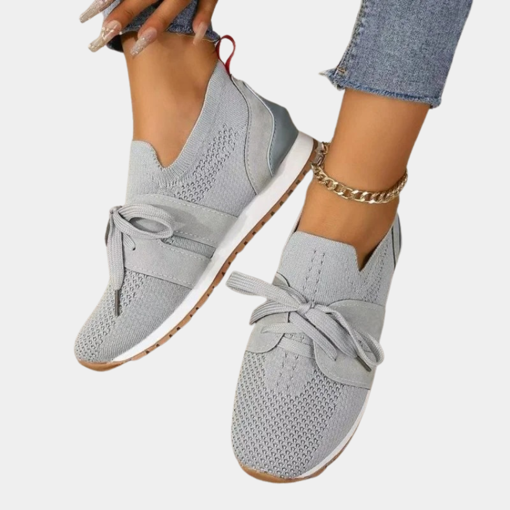 Petra | Damen Strick Sneakers mit Gepolsterter Sohle - Elle Zürich
