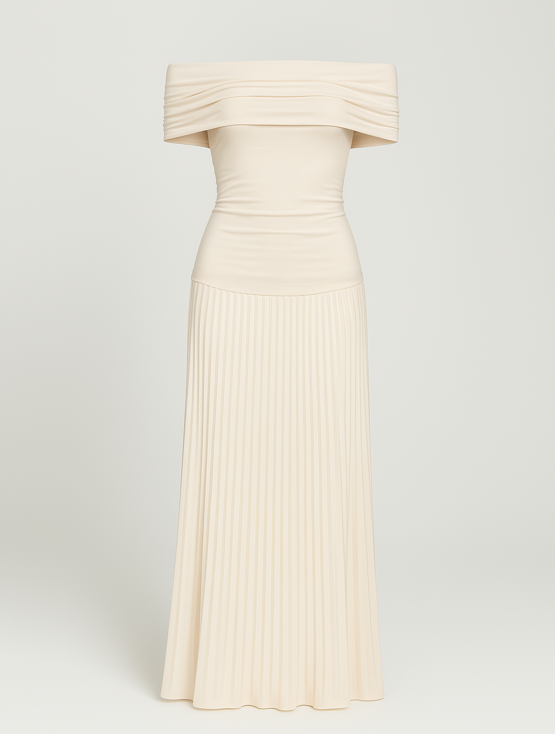 Abigail | Damen Plissiertes Maxi-Hochzeitsgastkleid - Elle Zürich