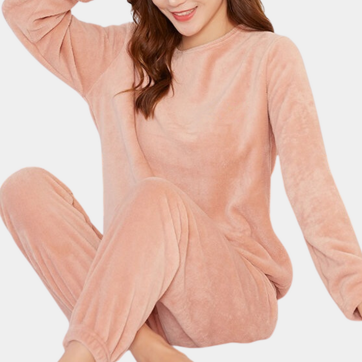 Hanna | Damen Fleece Zweiteiliges Loungewear Set - Elle Zürich