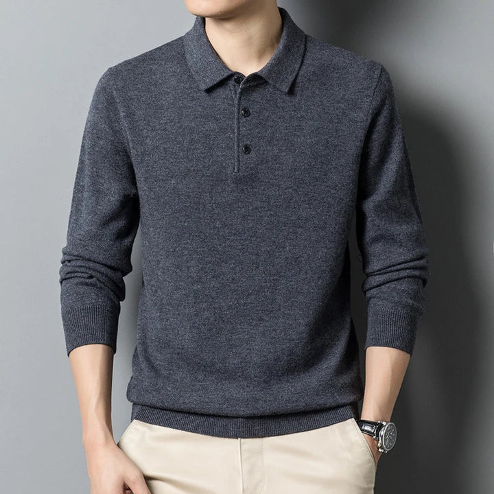 Lutz | Herren Freizeit Strick Polo Pullover - Elle Zürich