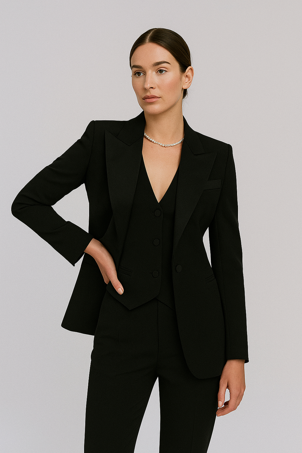 Viola | Damen Dreiteiliges Hosenanzug-Set - Elle Zürich