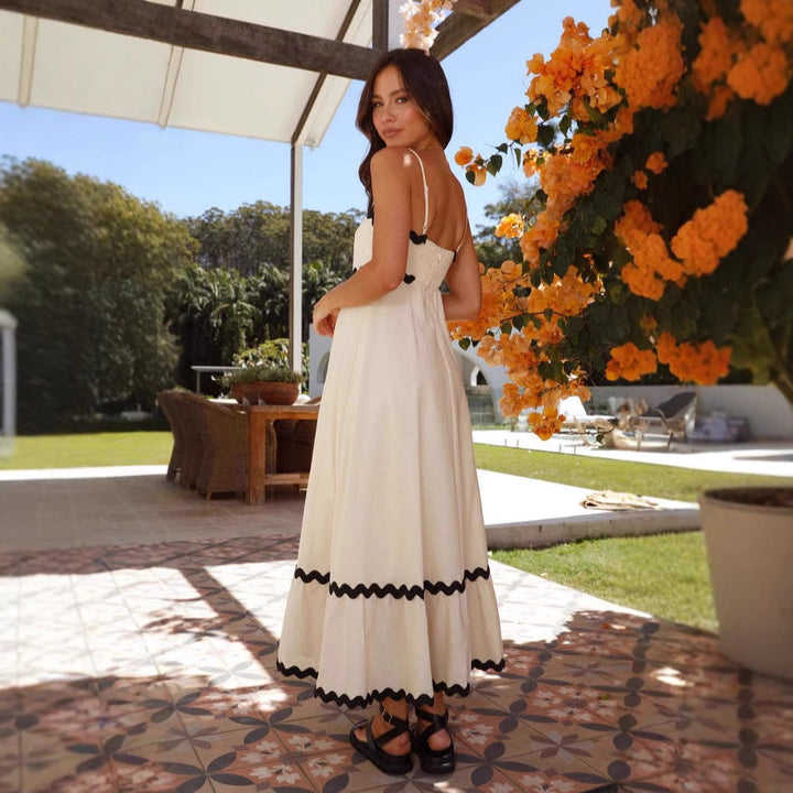 Makayla | Women’s A Line Maxi Dress Spaghetti Straps - Elle Zürich