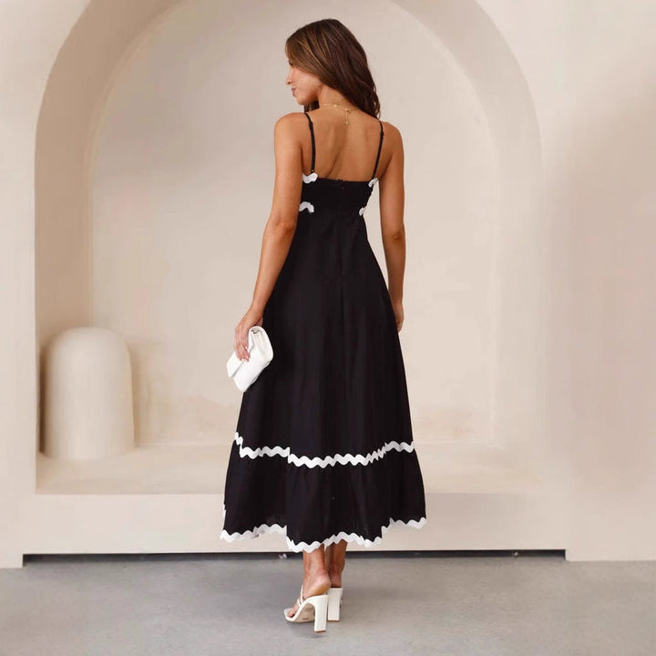 Makayla | Women’s A Line Maxi Dress Spaghetti Straps - Elle Zürich