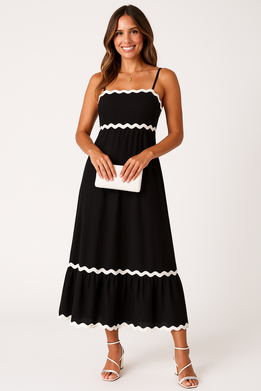 Makayla | Women’s A Line Maxi Dress Spaghetti Straps - Elle Zürich