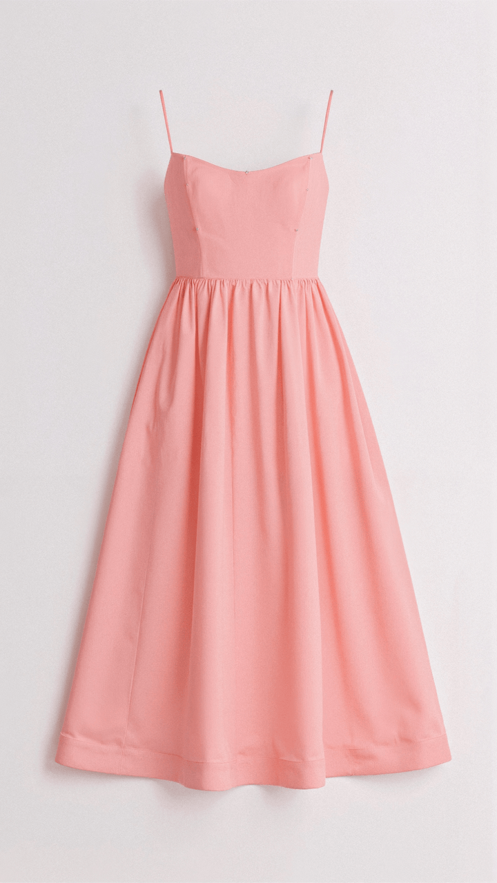 Maria | Women’s A Line Midi Dress Ascot Style - Elle Zürich