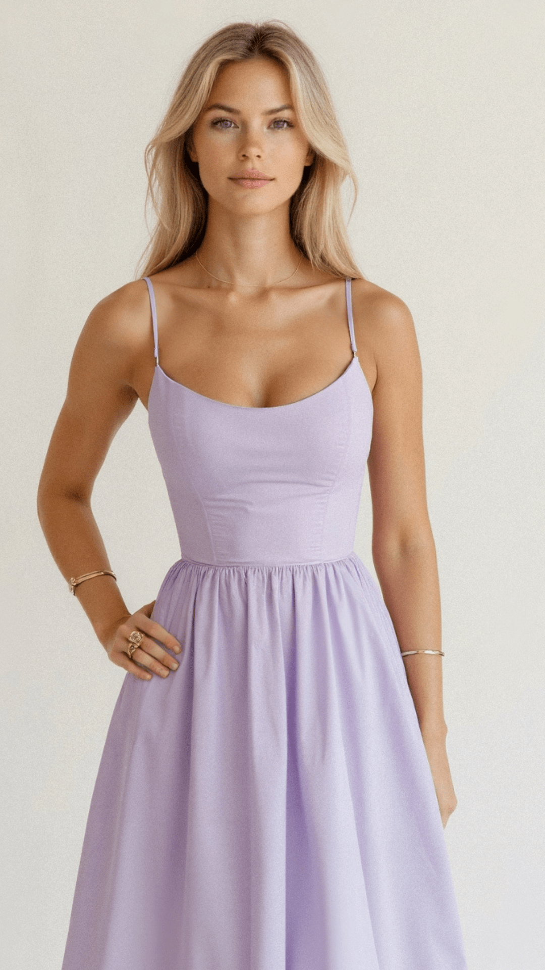 Maria | Women’s A Line Midi Dress Ascot Style - Elle Zürich