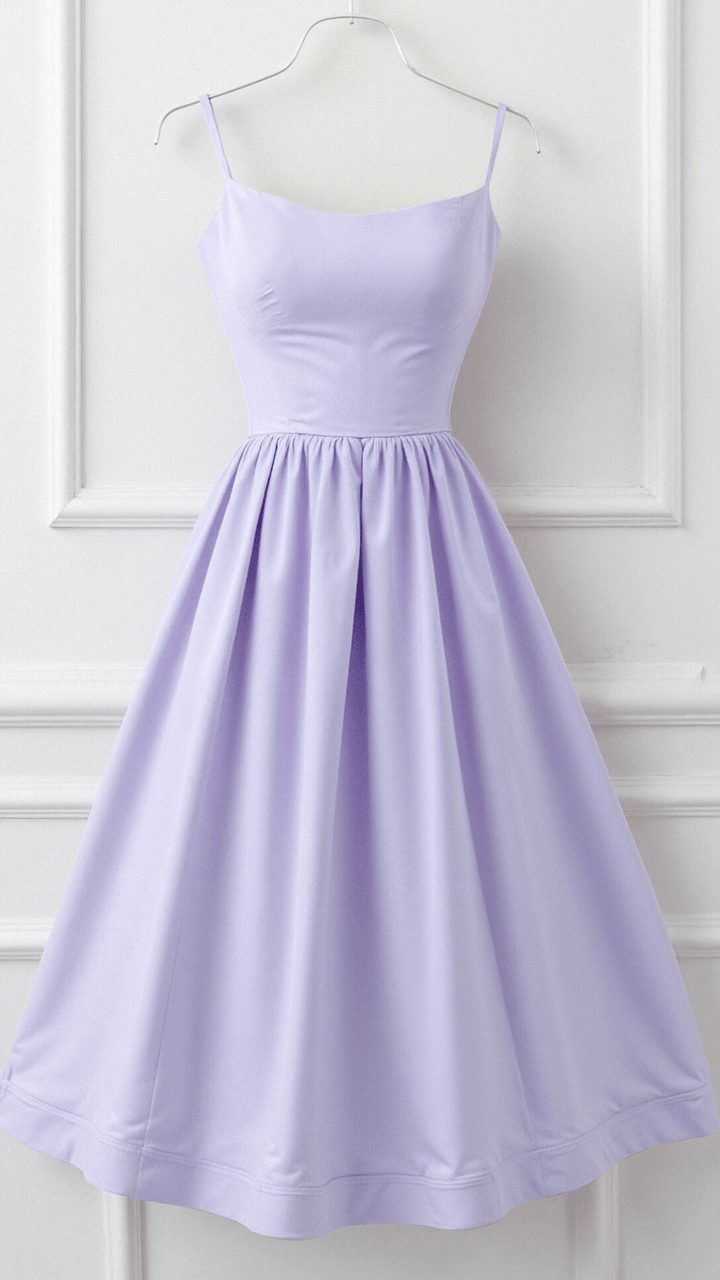 Maria | Women’s A Line Midi Dress Ascot Style - Elle Zürich