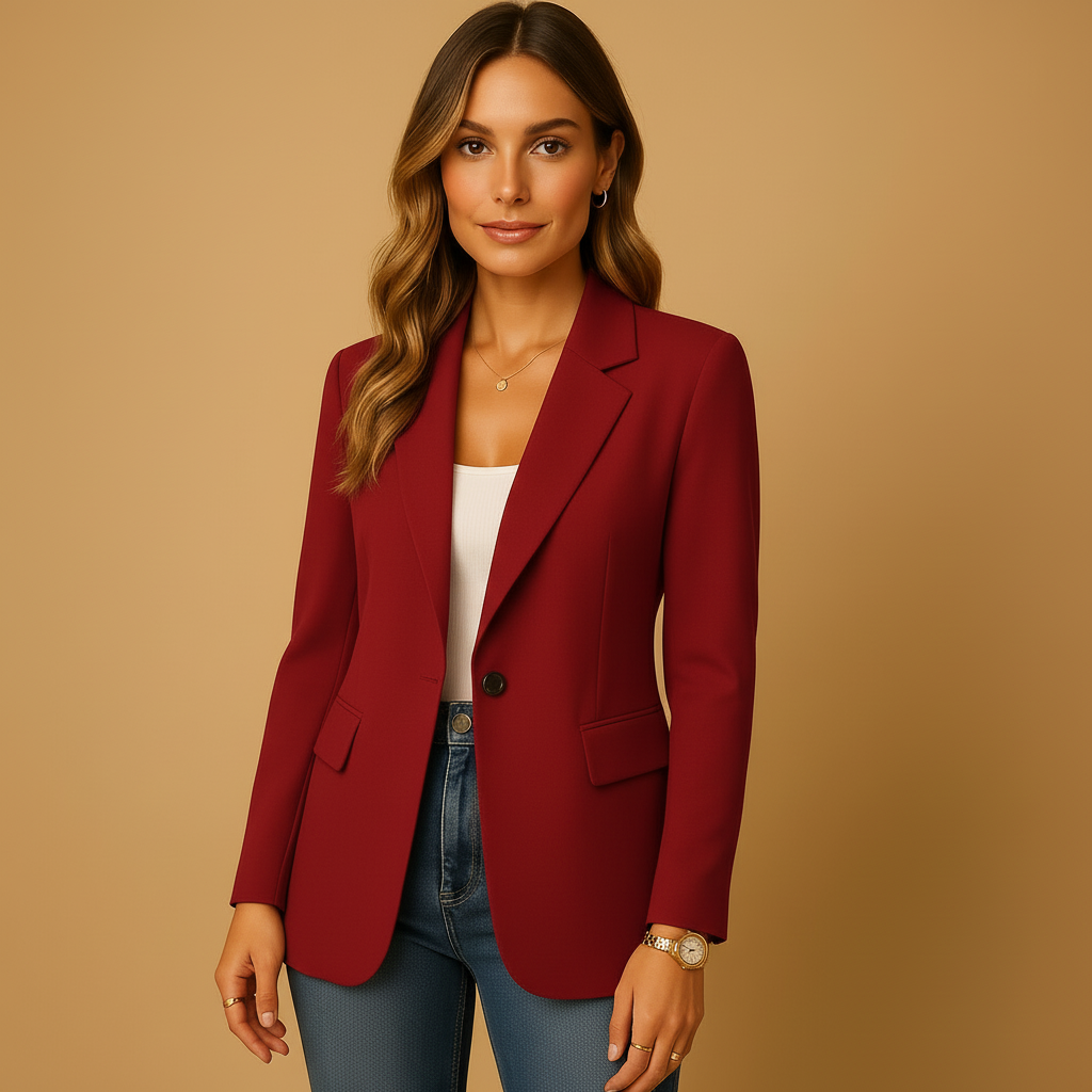 Ashley | Women’s Fitted Tailored Blazer Jacket Style - Elle Zürich