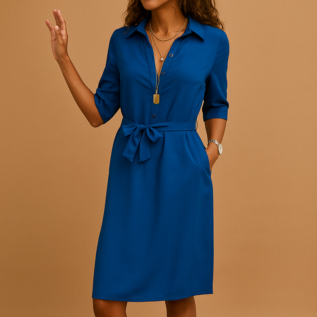 Carmen | Damen Midi-Kleid für den Alltag - Elle Zürich