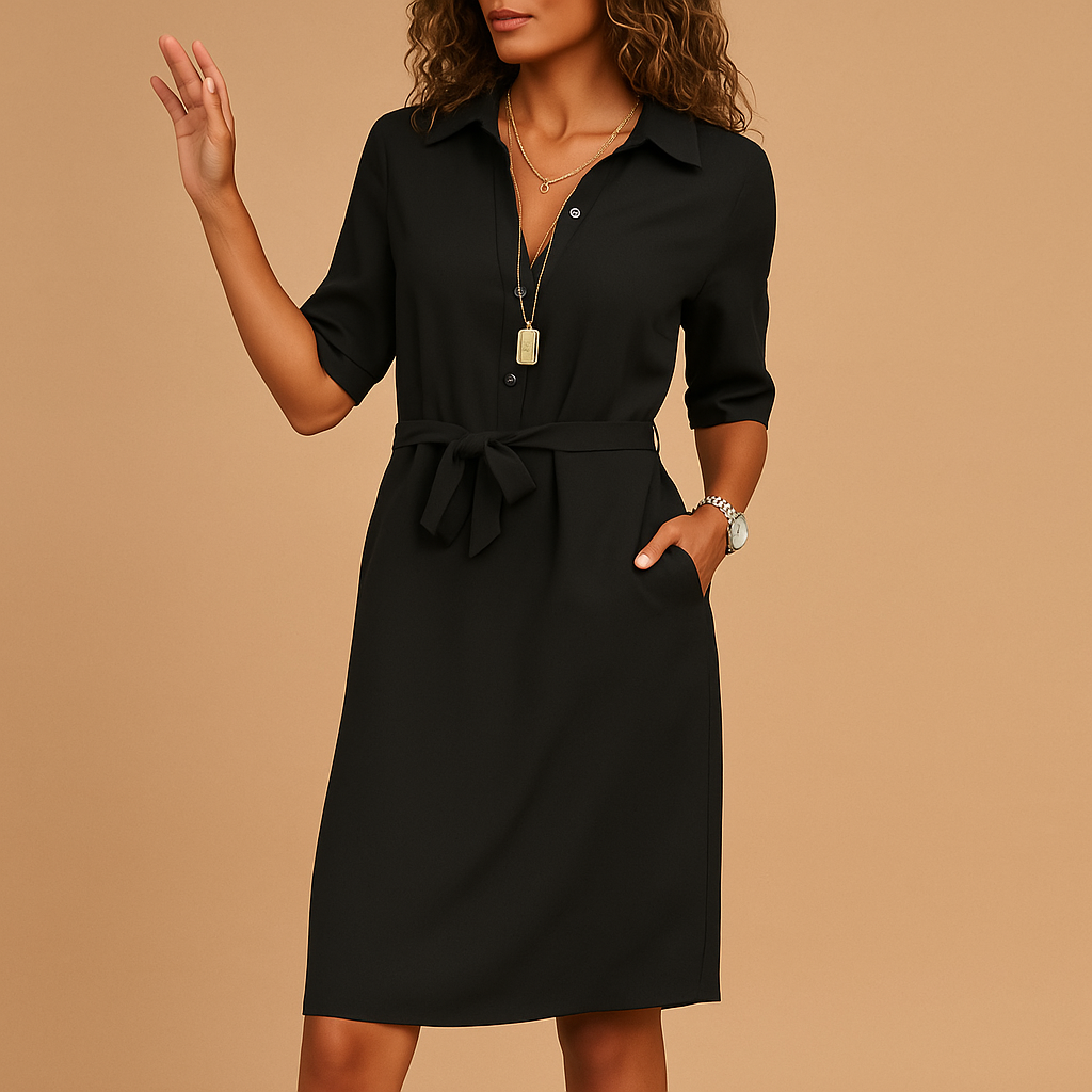 Carmen | Damen Midi-Kleid für den Alltag - Elle Zürich