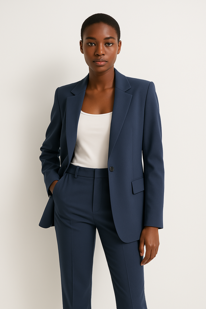 Britta | Damen Hosenanzug Set mit geradem Bein - Elle Zürich