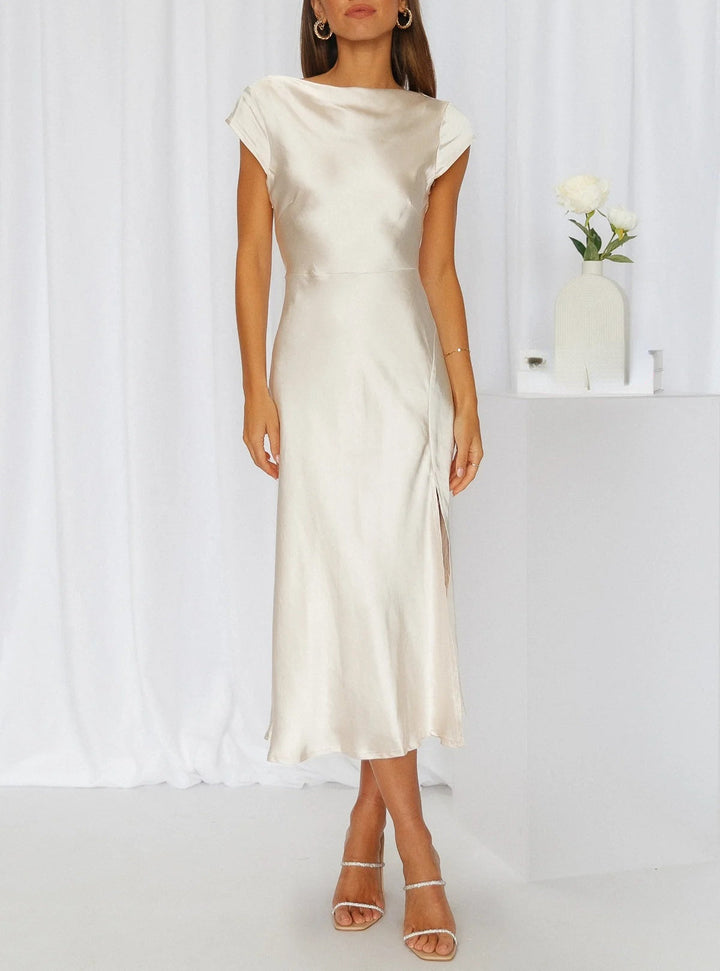 Selina | Damen Slip-Midikleid mit minimalistischer Silhouette - Elle Zürich