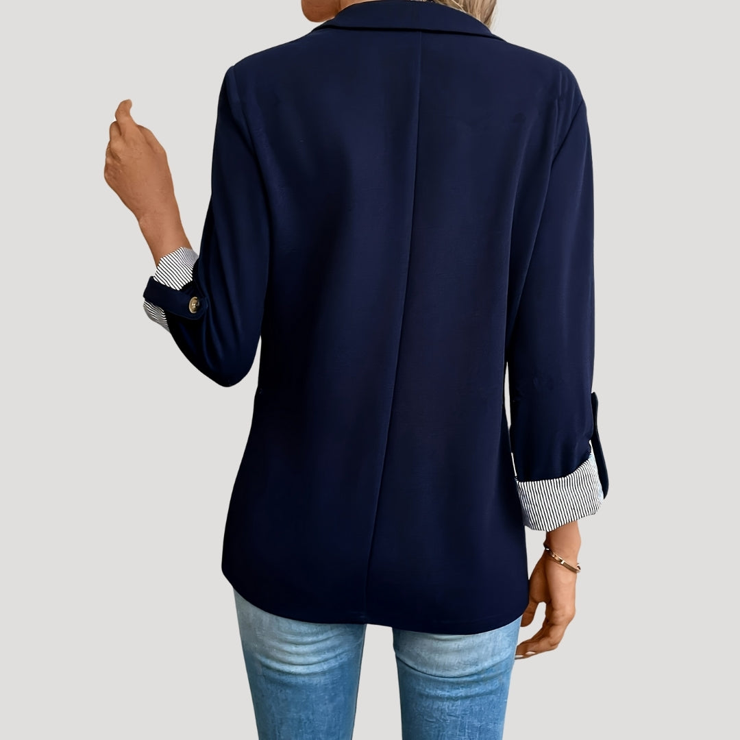 Jasmine | Women’s Tailored Single Breasted Roll Up Blazer - Elle Zürich