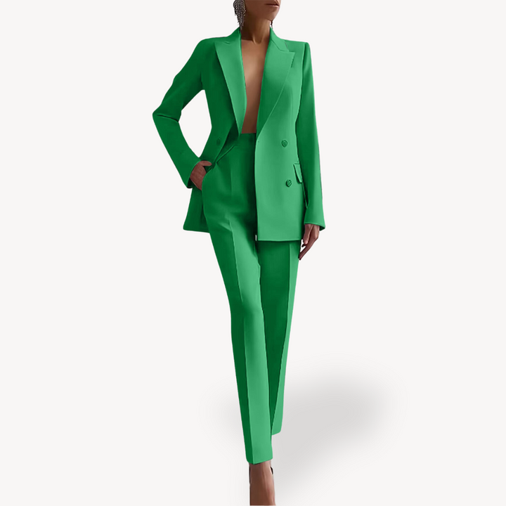 Barbara | Damen Maßgeschneiderter Blazer mit Hose, Zweiteiliges Anzug-Set - Elle Zürich