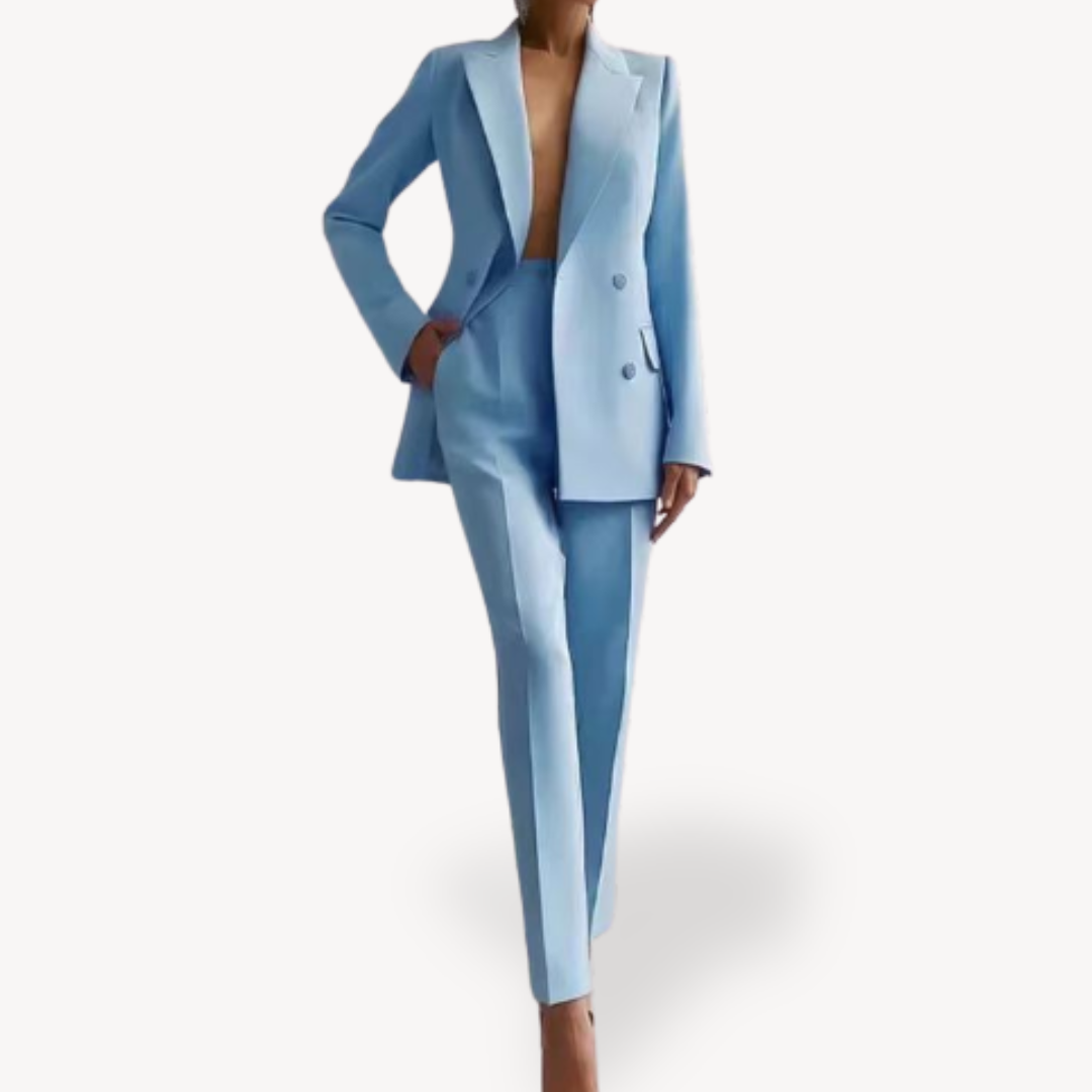 Barbara | Damen Maßgeschneiderter Blazer mit Hose, Zweiteiliges Anzug-Set - Elle Zürich