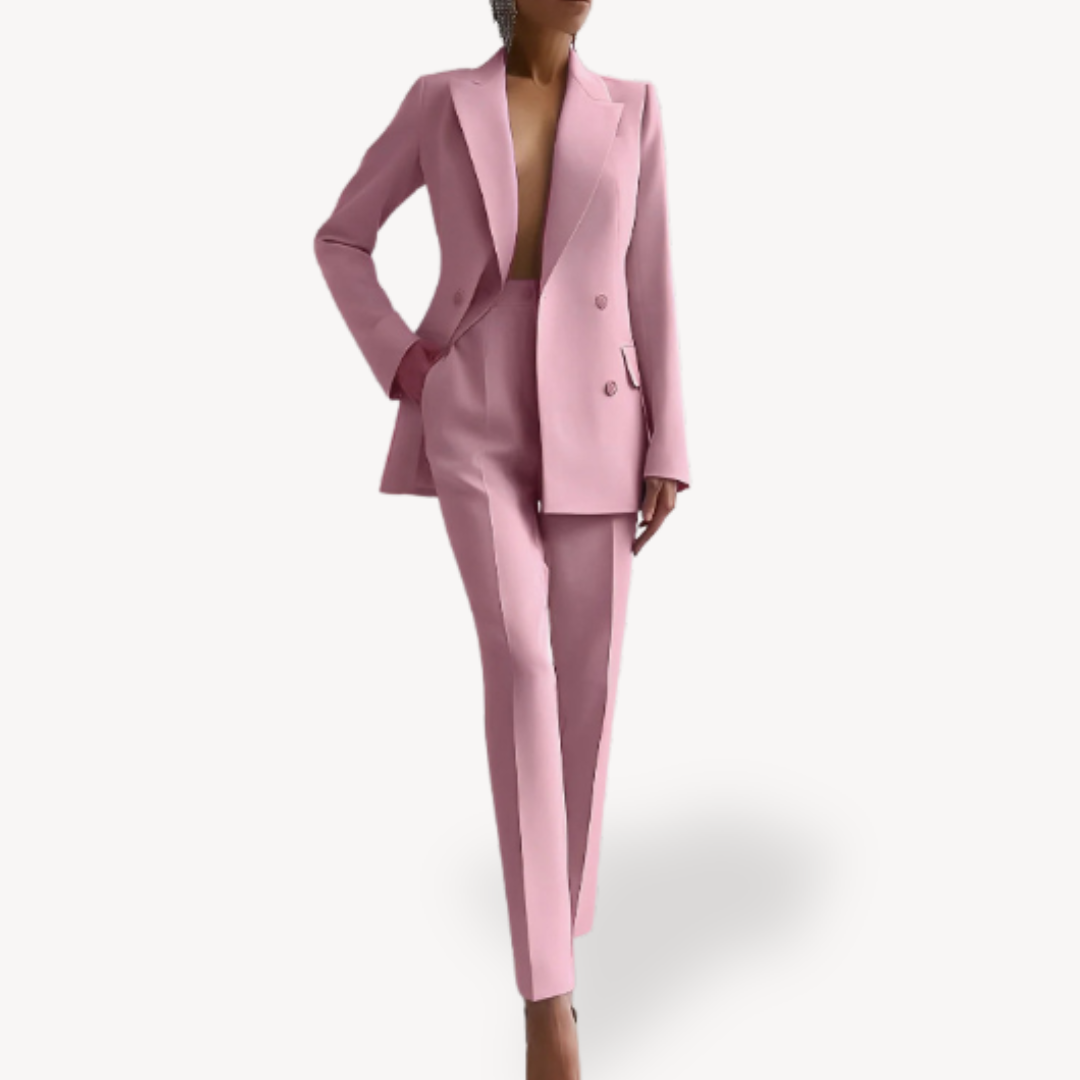 Barbara | Damen Maßgeschneiderter Blazer mit Hose, Zweiteiliges Anzug-Set - Elle Zürich