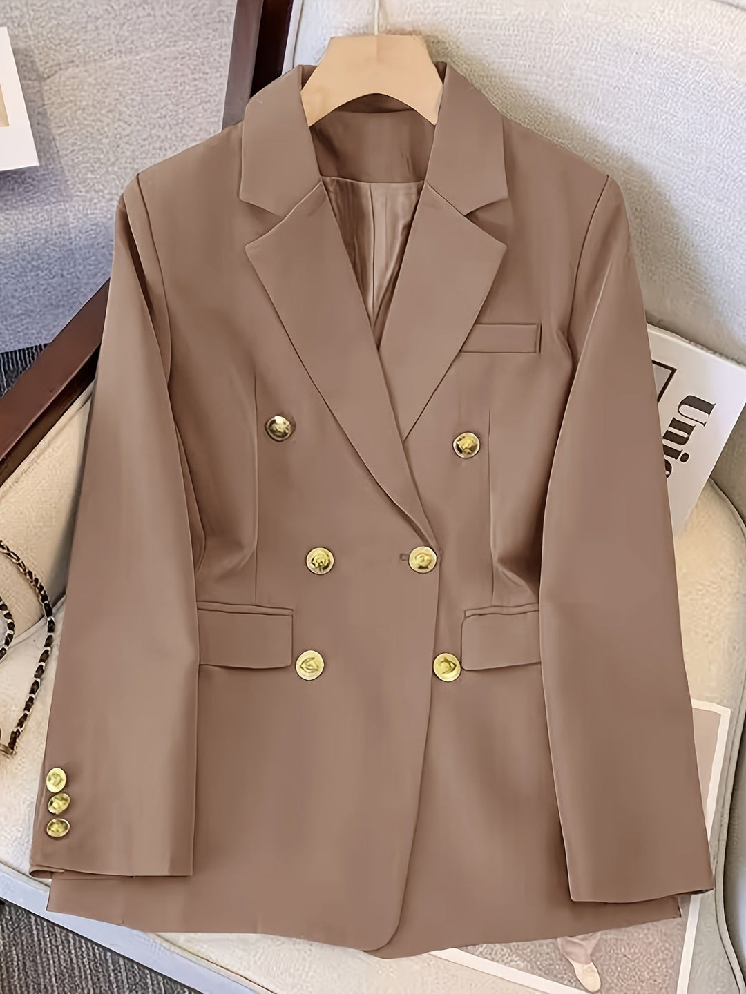 Harper | Women’s Tailored Double Breasted Blazer Jacket - Elle Zürich