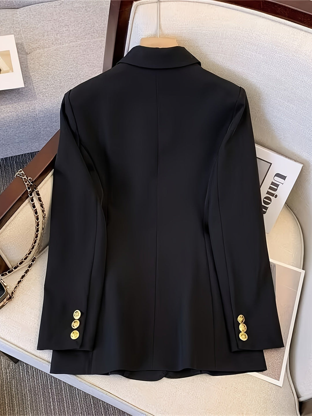 Harper | Women’s Tailored Double Breasted Blazer Jacket - Elle Zürich