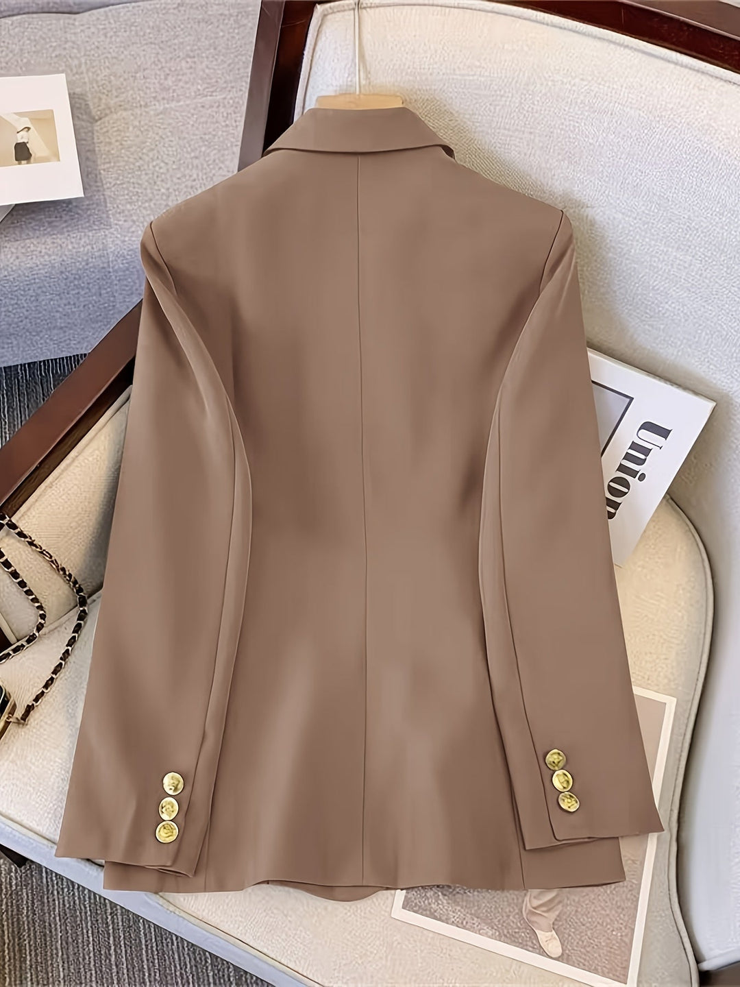Harper | Women’s Tailored Double Breasted Blazer Jacket - Elle Zürich