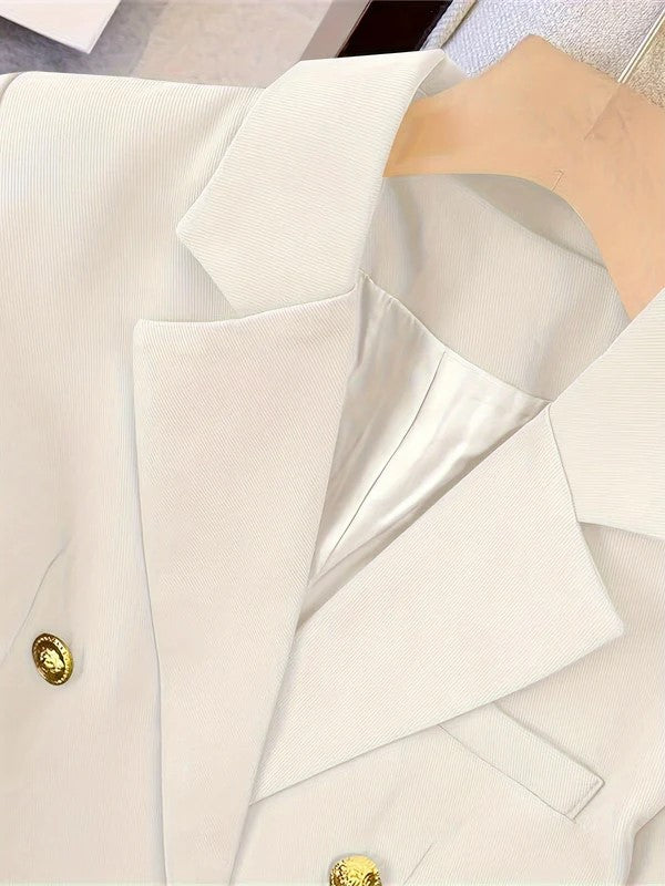 Harper | Women’s Tailored Double Breasted Blazer Jacket - Elle Zürich