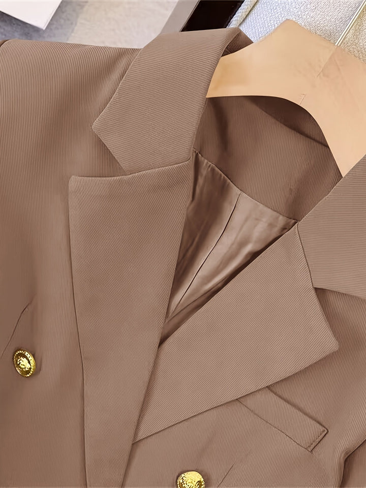 Harper | Women’s Tailored Double Breasted Blazer Jacket - Elle Zürich