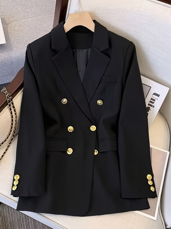 Harper | Women’s Tailored Double Breasted Blazer Jacket - Elle Zürich