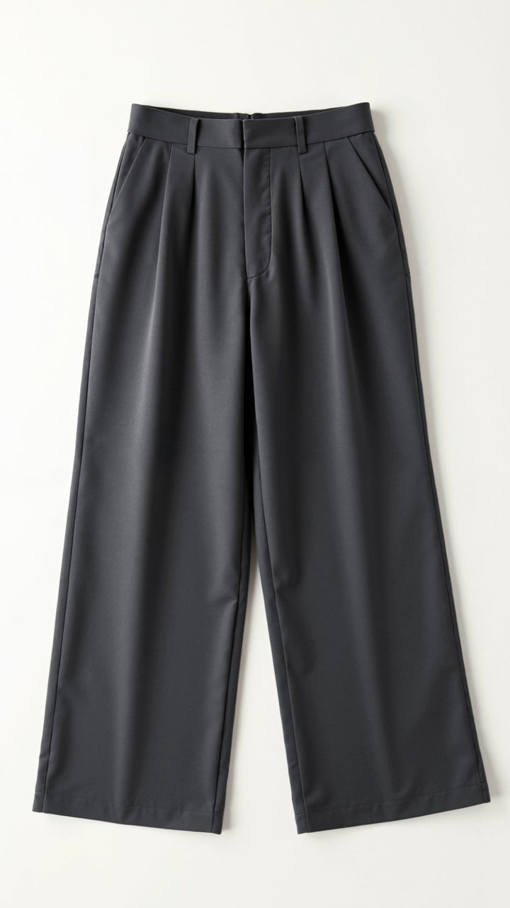 Katherine | Women’s High Waisted Wide Leg Trousers - Elle Zürich