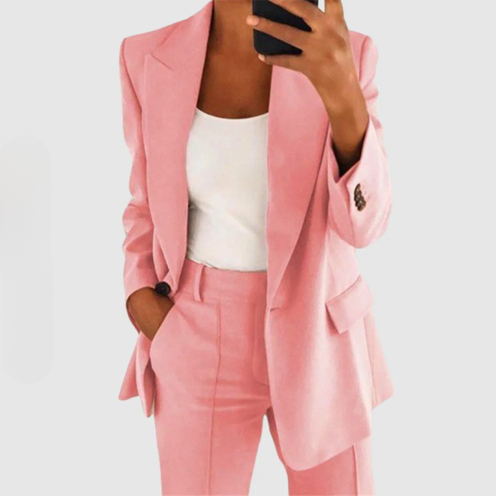 Edith | Damen Elegantes Blazer und Hose Set - Elle Zürich