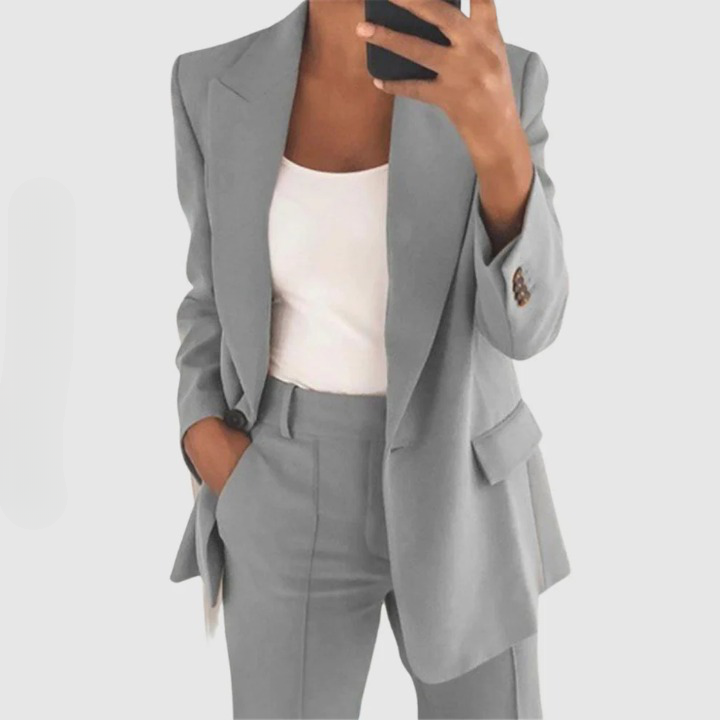 Edith | Damen Elegantes Blazer und Hose Set - Elle Zürich