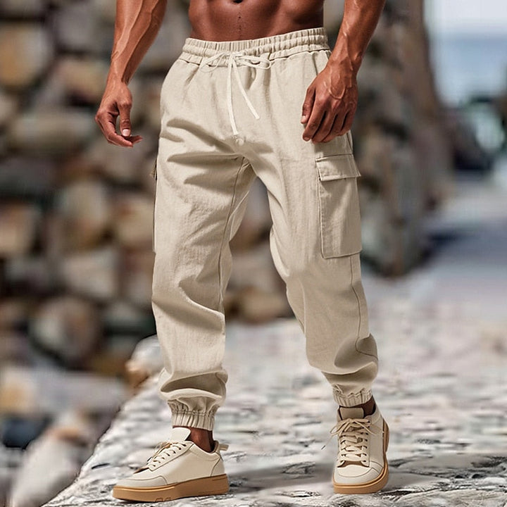 Michael | Herren Casual Cargo Jogger Hose mit Taschen - Elle Zürich