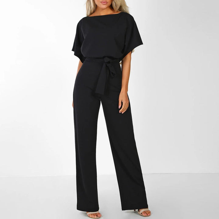 Elsa | Schicker Jumpsuit mit Gürtel und Weitem Bein - Elle Zürich
