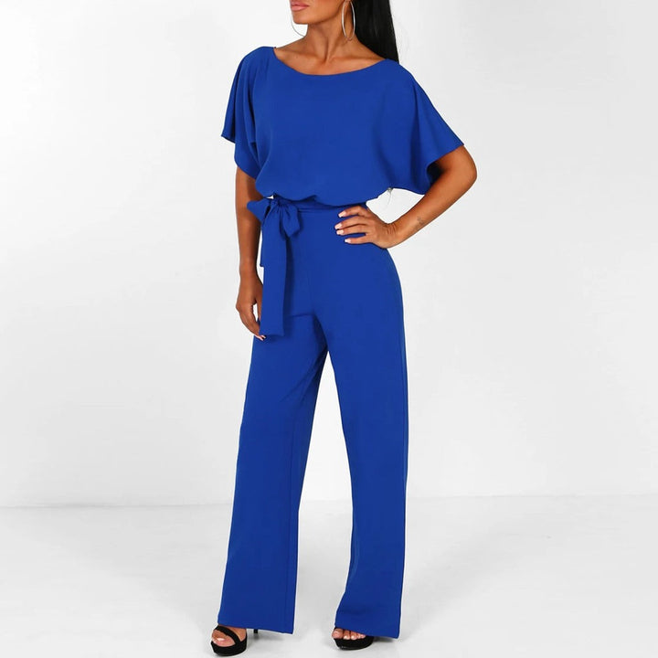Elsa | Schicker Jumpsuit mit Gürtel und Weitem Bein - Elle Zürich