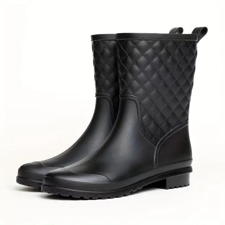 Dorothea | Damen Winter-Steppregenstiefel mit Zuglasche - Elle Zürich