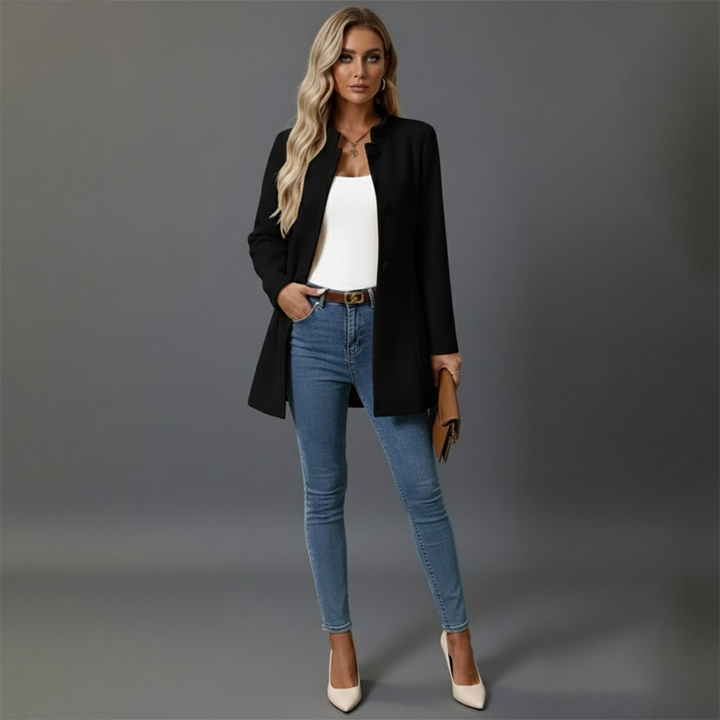 Kathrin | Damen Wintermantel Mit Knöpfen - Elle Zürich