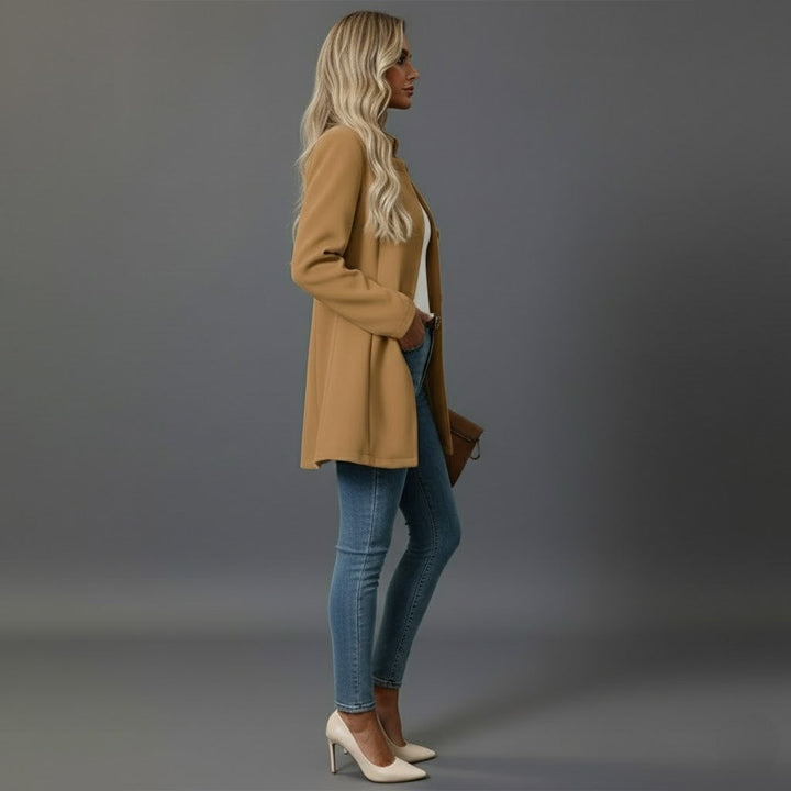 Kathrin | Damen Wintermantel Mit Knöpfen - Elle Zürich