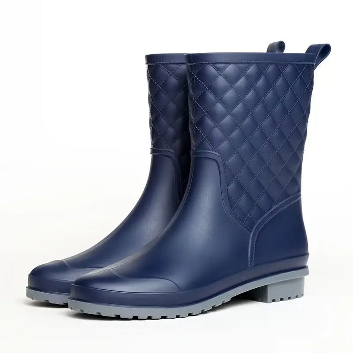 Dorothea | Damen Winter-Steppregenstiefel mit Zuglasche - Elle Zürich