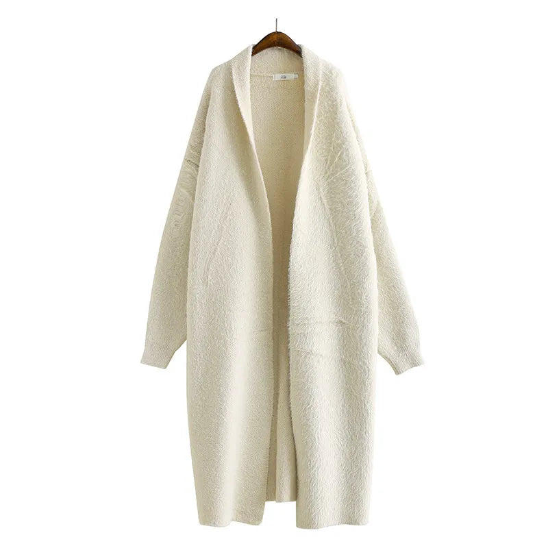 Edith | Damen Frühlings Longline Offener Cardigan - Elle Zürich