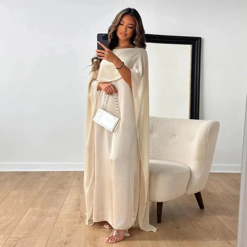 Brooklyn | Women Wedding Guest Cape Maxi Dress - Elle Zürich