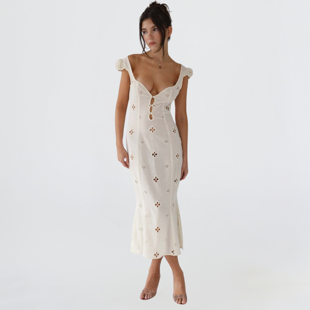 Annika | Figurbetontes Meerjungfrau-Kleid für Hochzeitsgäste - Elle Zürich