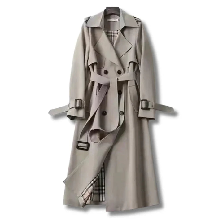 Amira | Damen Klassischer Trenchcoat mit Gürtel für den Winter - Elle Zürich