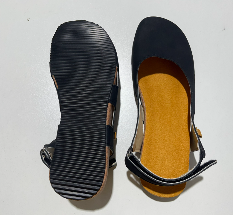 Beatrice | Damen Frühling Slingback Flats mit offener Spitze - Elle Zürich