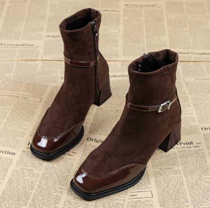 Yvonne | Damen Winter Stiefeletten mit Blockabsatz - Elle Zürich