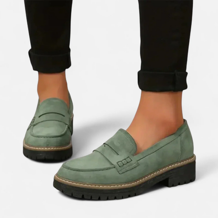 Dorothea | Damen Klassische Loafer mit Markanter Sohle - Elle Zürich