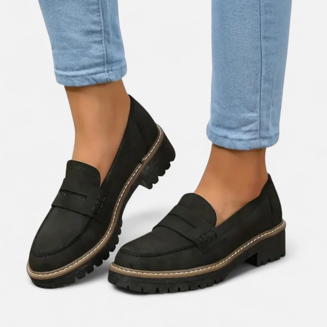 Dorothea | Damen Klassische Loafer mit Markanter Sohle - Elle Zürich