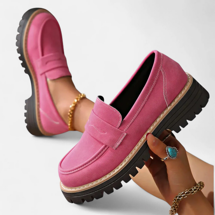 Dorothea | Damen Klassische Loafer mit Markanter Sohle - Elle Zürich