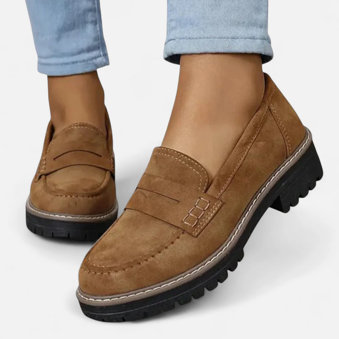Dorothea | Damen Klassische Loafer mit Markanter Sohle - Elle Zürich